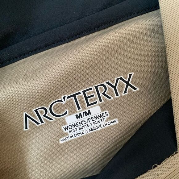 Arc'Teryx Tan Black Color Block Base Layer Sz Medium PW 5 - Picture 6 of 7